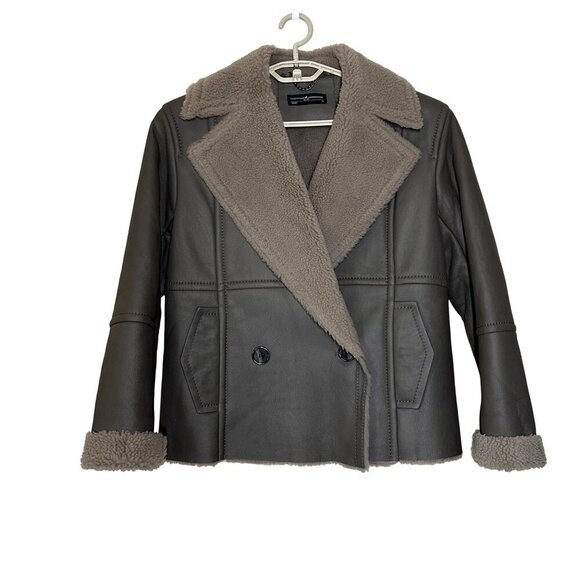 Peruvian Connection Dillon Shearling Jacket Womens Size S Lamb Leather $3000 - Picture 4 of 11